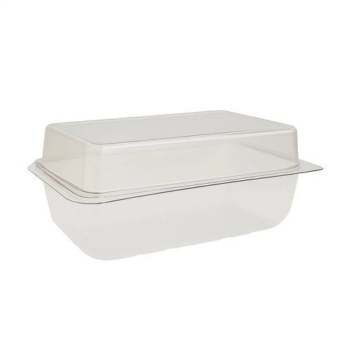 Rectangular Hinged Lid Cake Containers 206x115x80mm | 240 Pack | FREE Ireland Delivery