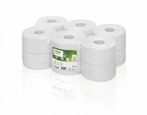 Satino Comfort 180m Centrefeed Toilet Rolls 2-Ply Eco CF2 (12 Rolls)