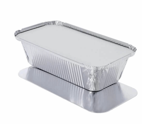 4x8" No.6A Foil Container with Lid – Takeaway & Catering