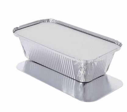 4x8" No.6A Foil Container with Lid – Takeaway & Catering