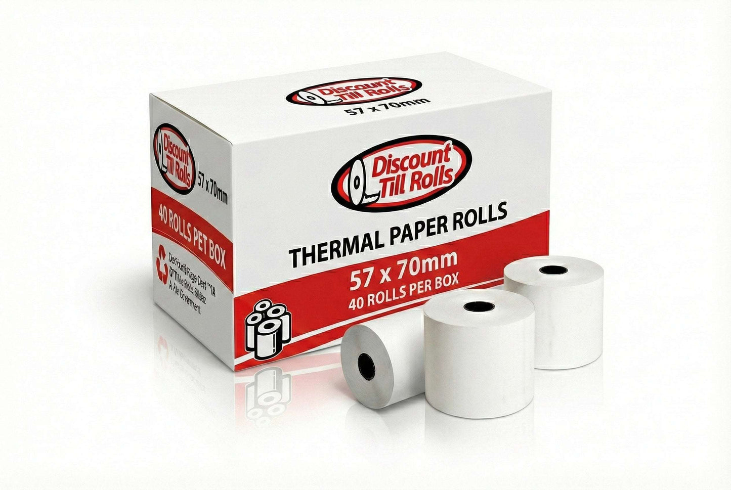 Premium 57x70 Cash Register Rolls - High-Quality & Affordable