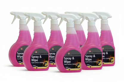 6 x Selden Spray & Wipe T001 Hard Surface Cleaner - Case of 6