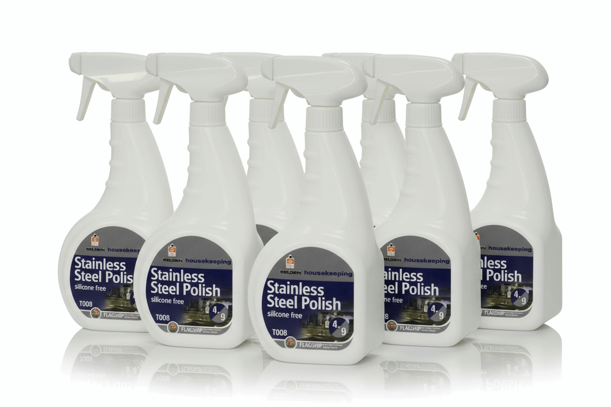 6 x Selden Stainless Steel Polish T008 - Case of 6