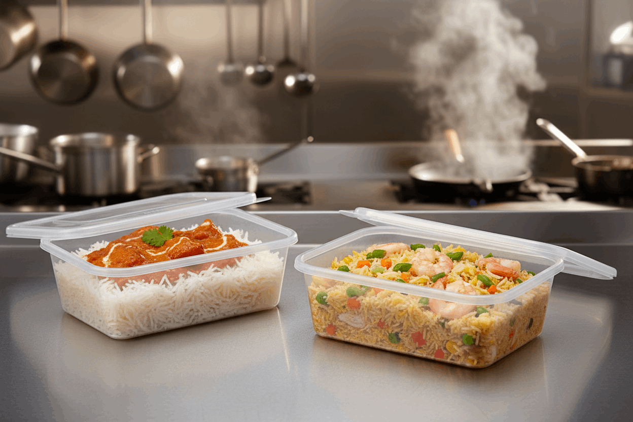 650ml Container — Butter Chicken & Egg Fried Rice