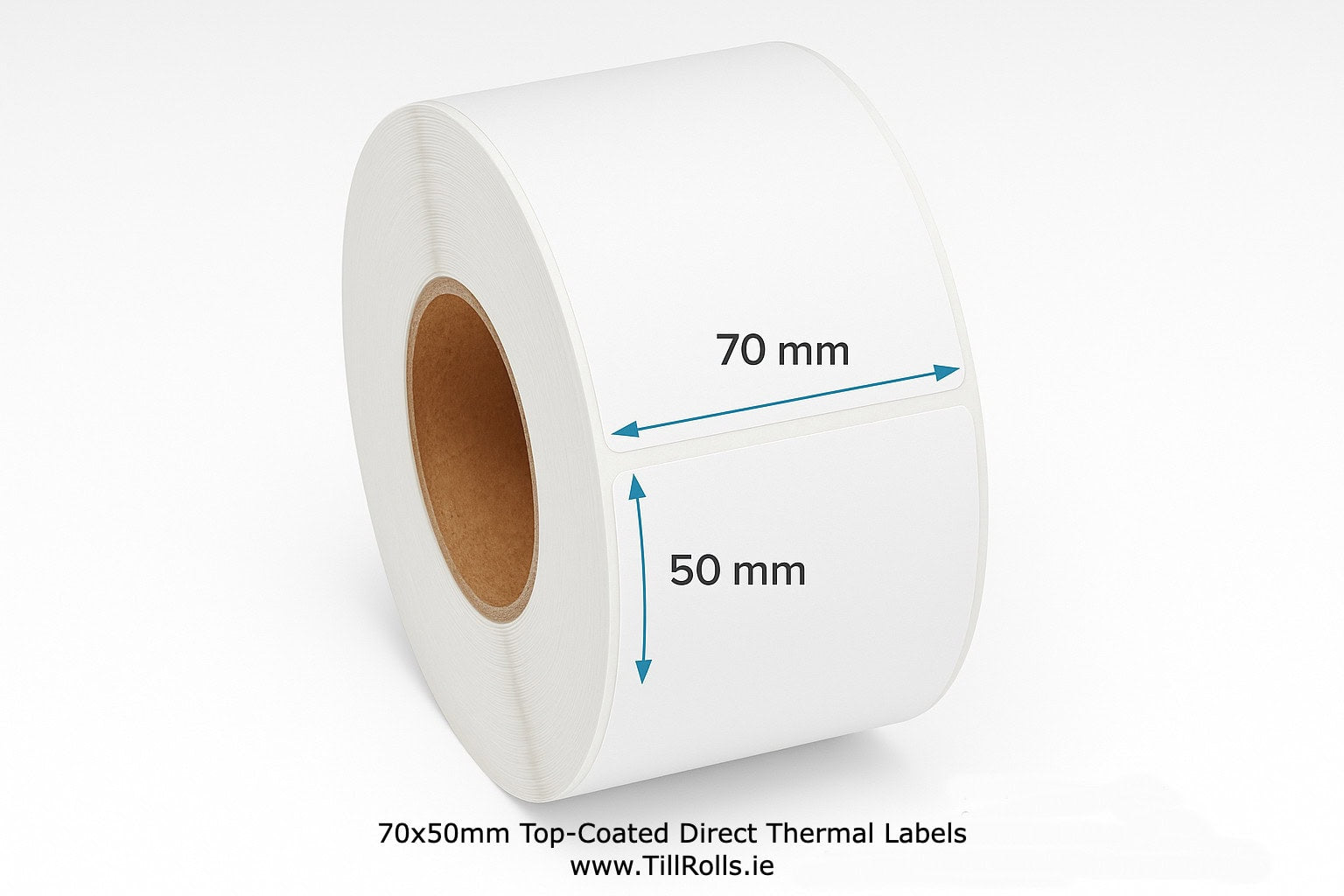 70x50x25mm Zebra Compatible Labels - Direct Thermal Roll