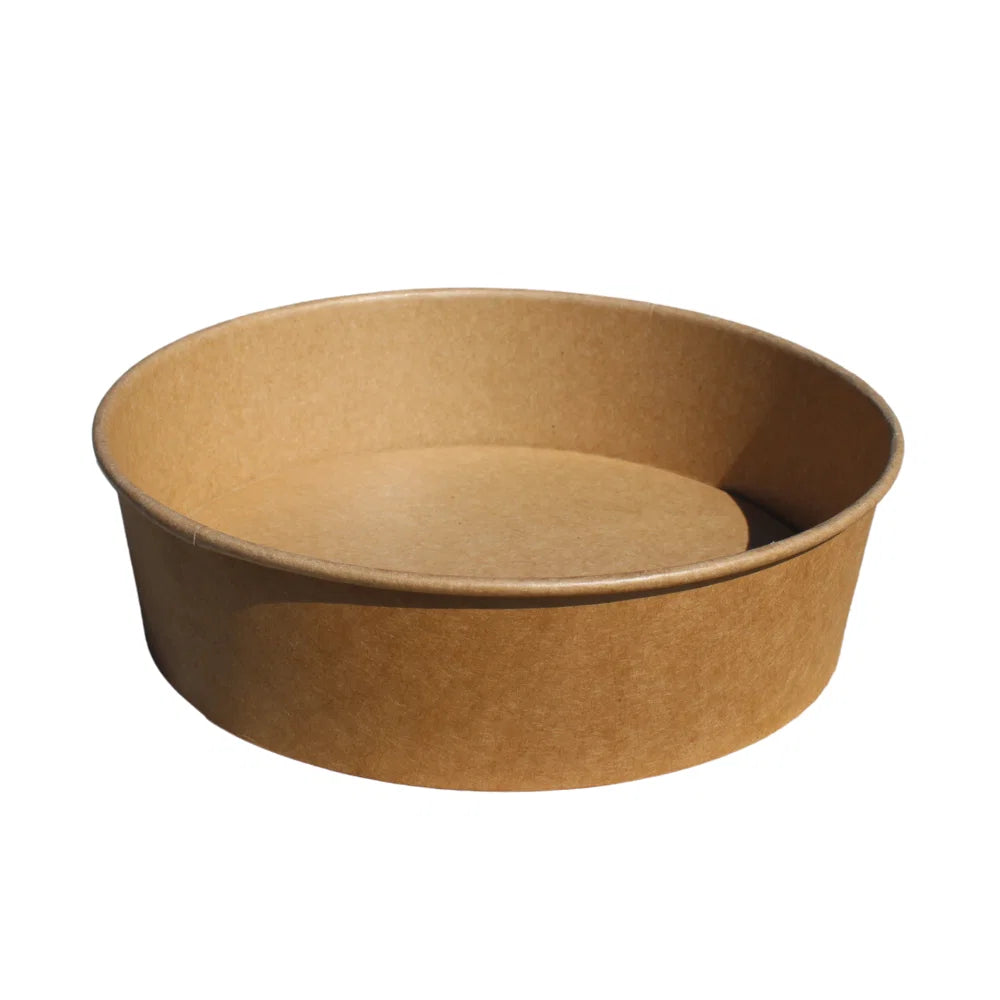 900ml Kraft Bowls PE (KB4) on a white background