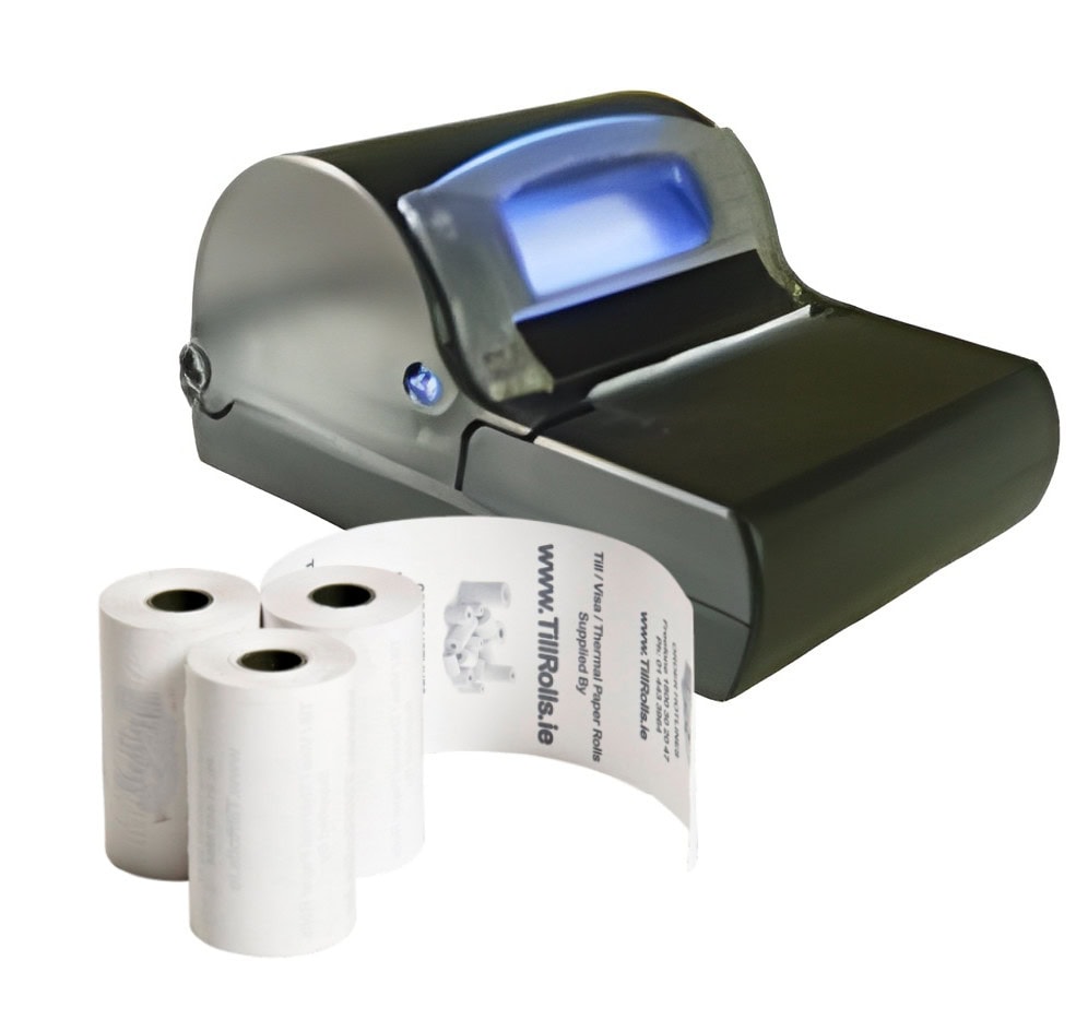 ATA Cool Blue Taxi Meter Rolls | 57x45mm Thermal Paper | 50 Roll Box | Ireland