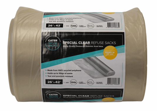 Special Special Clear Refuse Sacks 26 x 42 - 10kg (200) Refuse Sacks 26 x 42 - 10kg