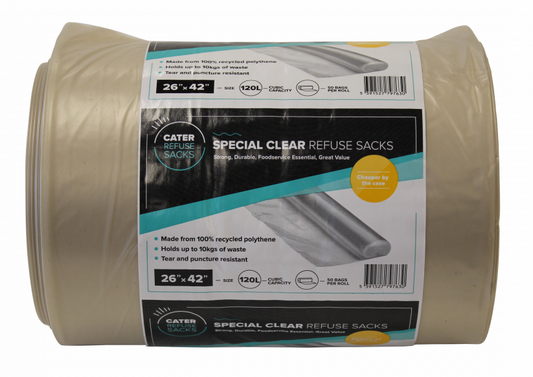 Special Special Clear Refuse Sacks 26 x 42 - 10kg (200) Refuse Sacks 26 x 42 - 10kg