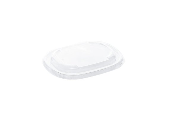 Recycable Oval Tall Pulp Bowls Lids - Eco-Friendly Catering Solution