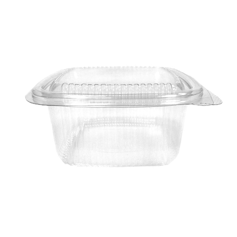 Eco-Friendly 1000ml Square Hinged Salad Container - Bulk Order & Free Delivery