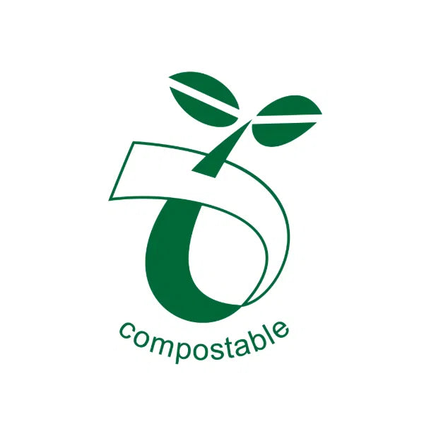 Compostable Symbol from Discount Till Rolls