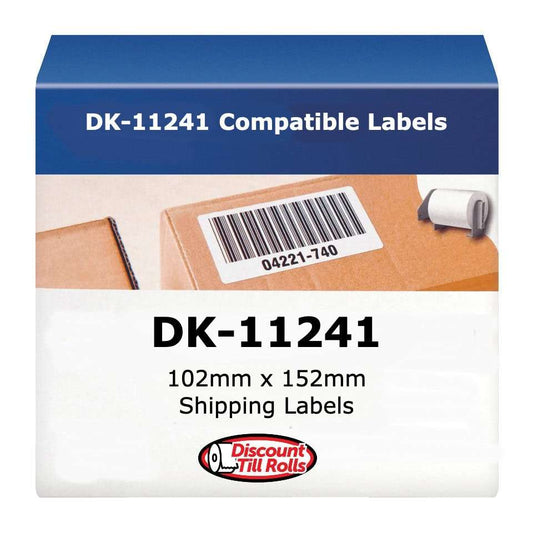 High-Quality Brother DK-11241 Labels - 102mm x 152mm