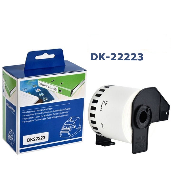 Brother DK-22223 Compatible Label Tape 50mm x 30.48m | Product Labels & Shelf Signage | Ireland (Min. 2 Rolls)