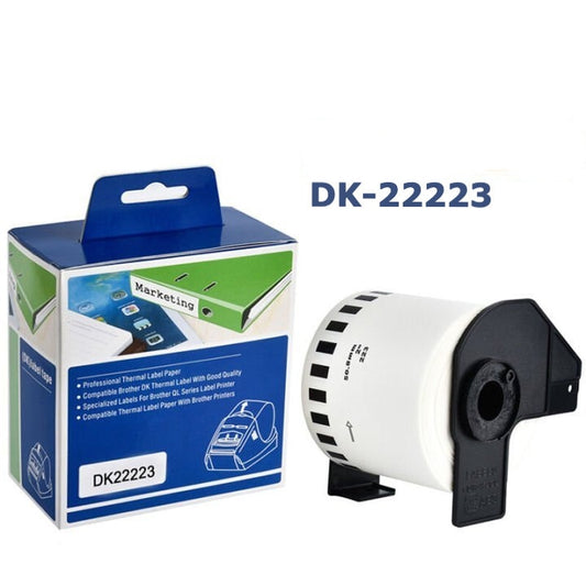 Brother DK-22223 Compatible Label Tape 50mm x 30.48m | Product Labels & Shelf Signage | Ireland (Min. 2 Rolls)