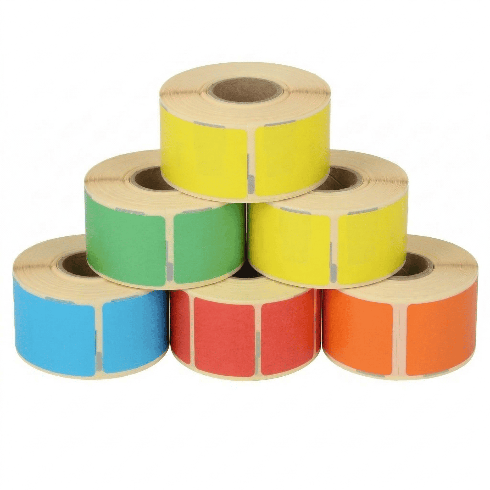 DYMO 99010 Coloured Address Labels | 28x89mm | Green Red Orange Yellow ...