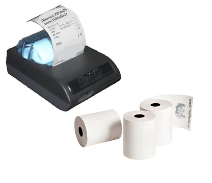 Digitax F2 Taxi Receipt Rolls | 57x45mm | Box of 50 | Ireland