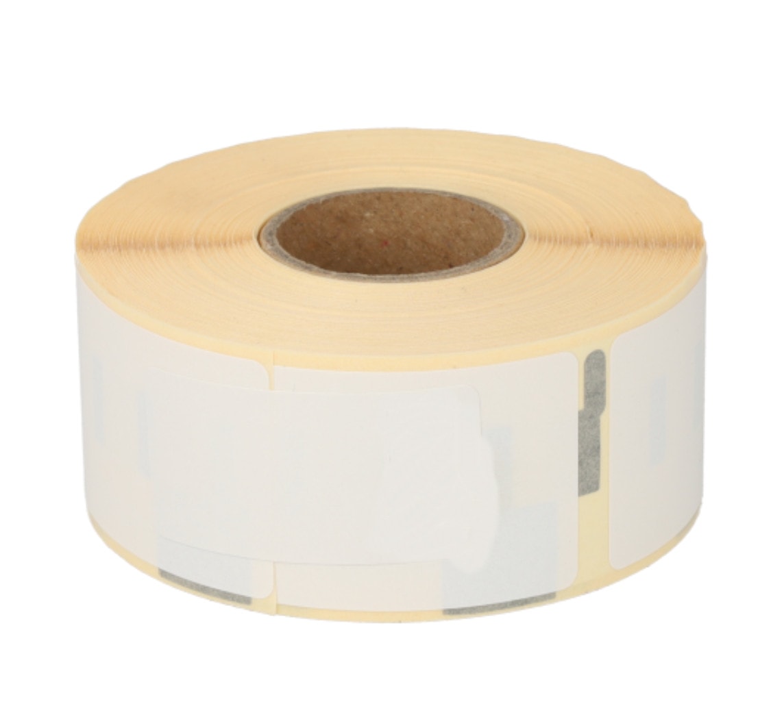 A single Dymo 99010 compatible labels 89mmx_8mm on a white background