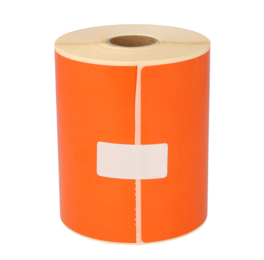 Dymo S0904980 Compatible Extra Large Orange Label Roll