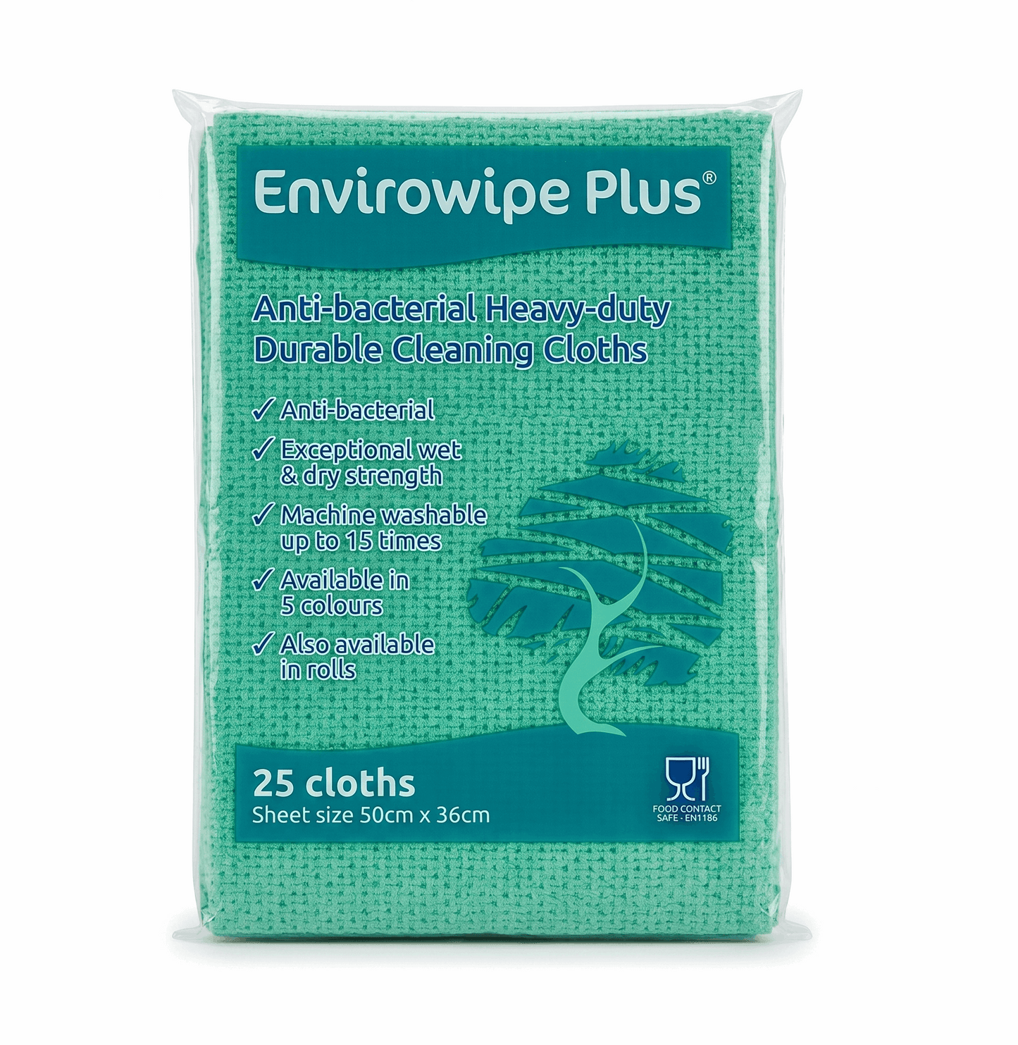 Envirowipe Plus Folded Cleaning Cloths | 6 x 25 | Food Safe Bulk Cloths Ireland