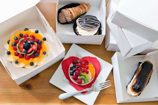 Buy 12x12x4" White Bakery Cake Boxes For Delivery In Ireland