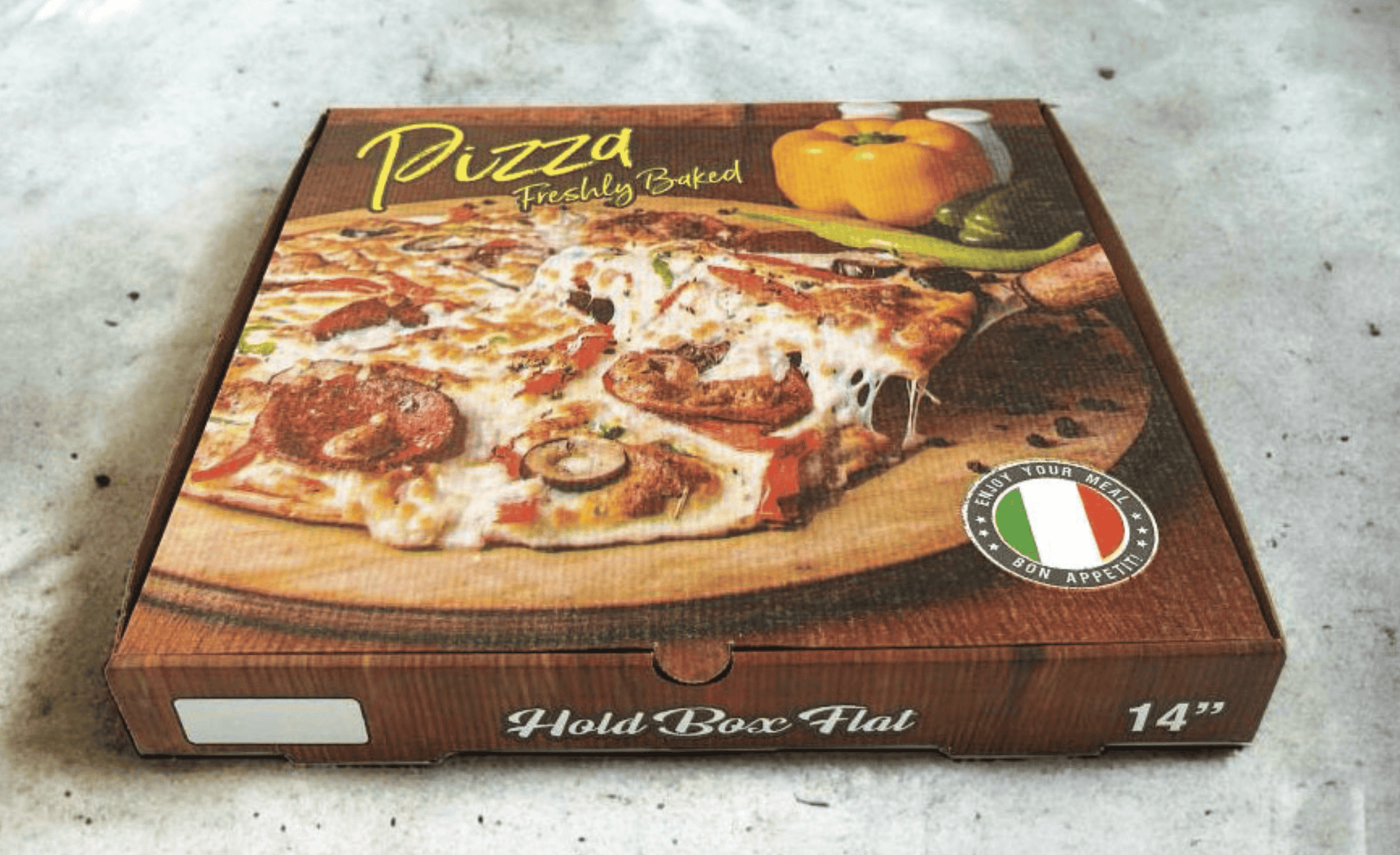 7" Italian Pizza Box | Eco Friendly 7" Pizza Box | Compostable 7" Pizza Box
