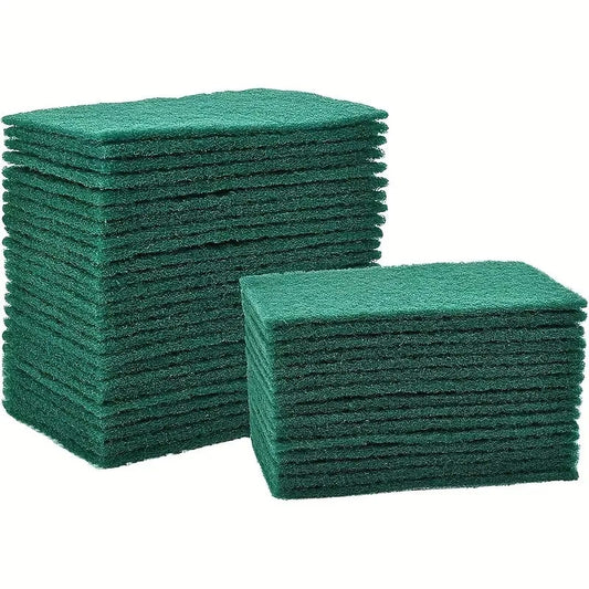 Durable Abrasive Green Scouring Pads - Professional Results