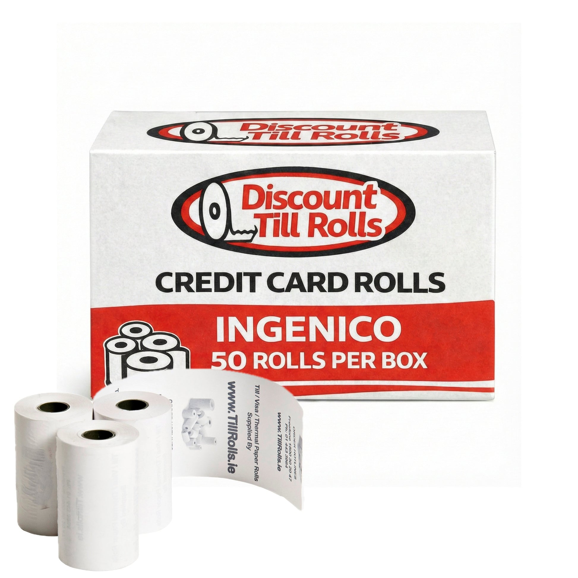 Ingenico Desk/ Visa Rolls - High Quality Thermal Paper