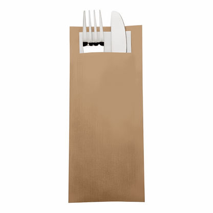 Eco-Friendly Kraft Cutlery Pouch Napkins