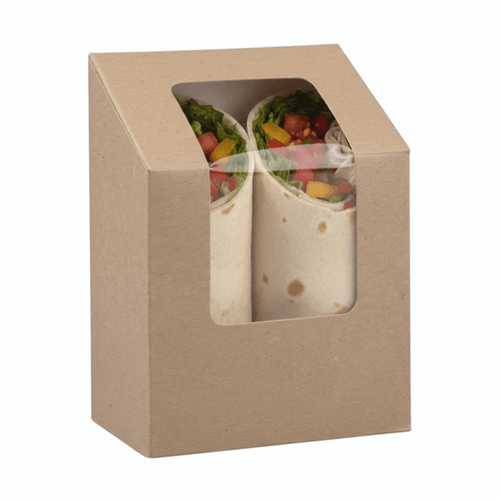 Kraft Wrap & Tortilla Pack 500 | Compostable | Free Delivery Ireland