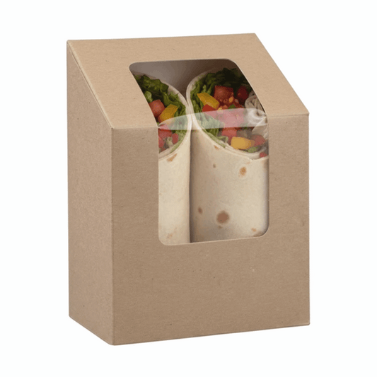 Kraft compostable Wrap/Tortilla pack