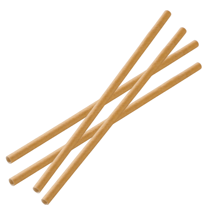 Durable Kraft Bamboo 4ply Paper Straws | Biodegradable & Compostable   