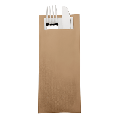 Eco-Friendly Kraft Cutlery Pouch Napkins