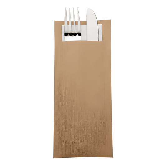 Eco-Friendly Kraft Cutlery Pouch Napkins