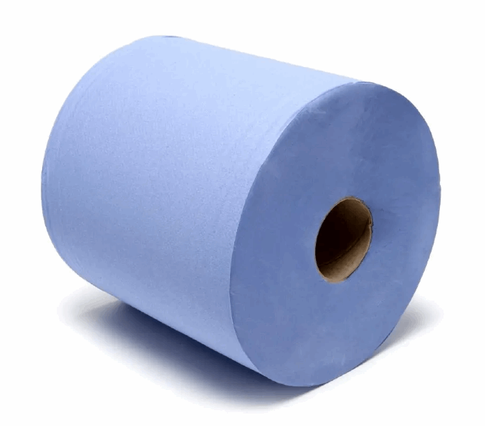 Blue Centrefeed Rolls 150m – Logic8 Food Grade 6 Pack
