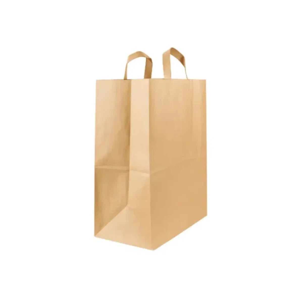 Large Kraft Carrier, Internal Handles 260x140x290mm on a white background