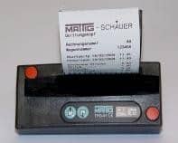 Matig TPD 01 Taxi Printer with a receipt on top.