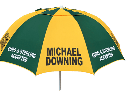 Racecourse Bookmakers Green/Yellow Umbrella – Durable & Windproof