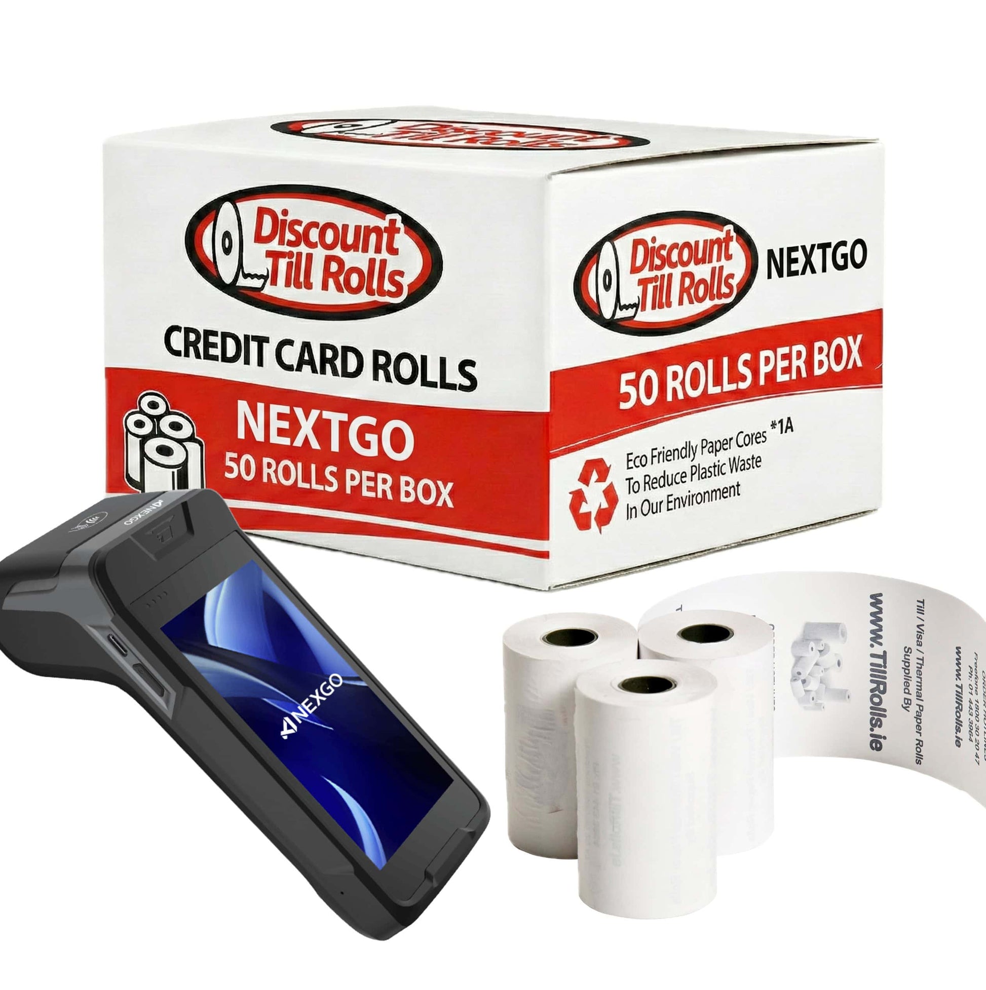 Nexgo G5 Credit Card Rolls - Premium Quality Thermal Paper