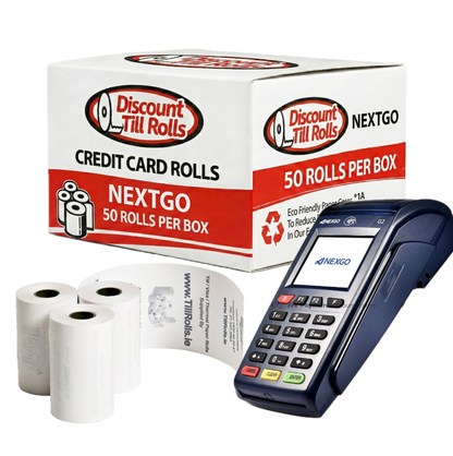 Premium Nexgo G2 Visa Rolls for Clear and Crisp Receipts.