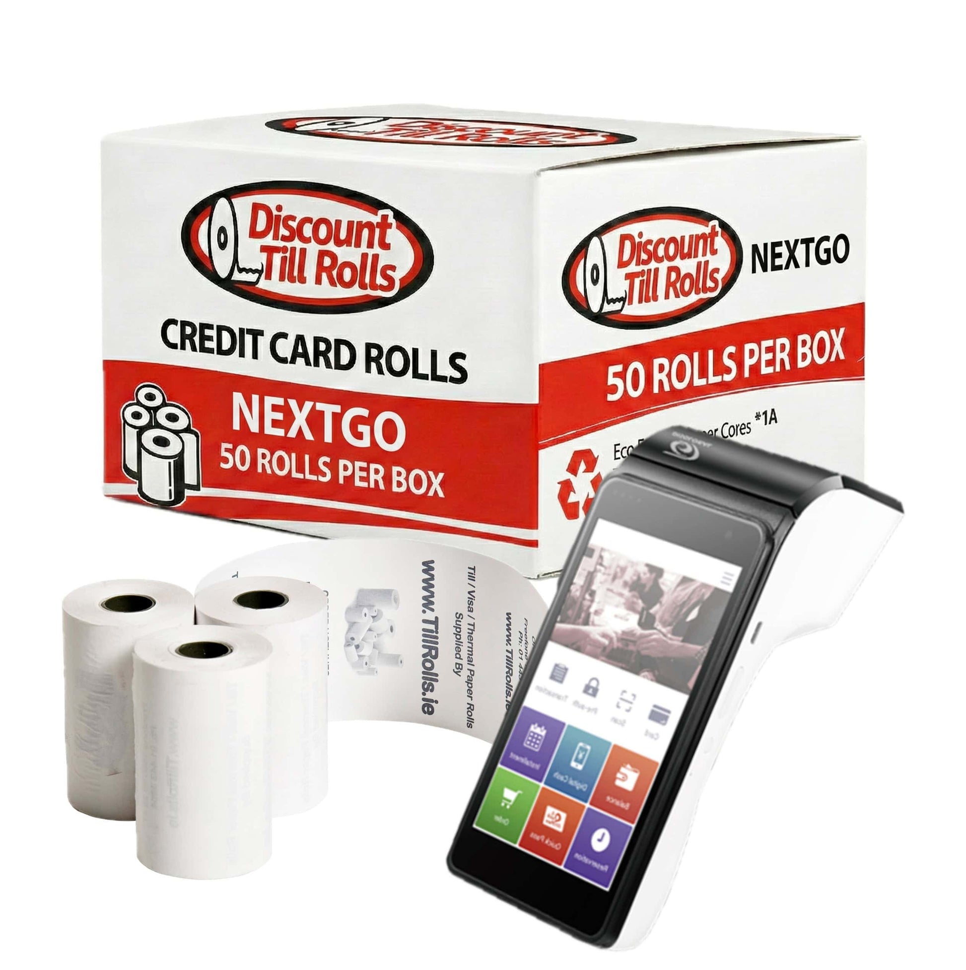 Nexgo N3 Credit Card Rolls - High-Quality Thermal Paper Rolls