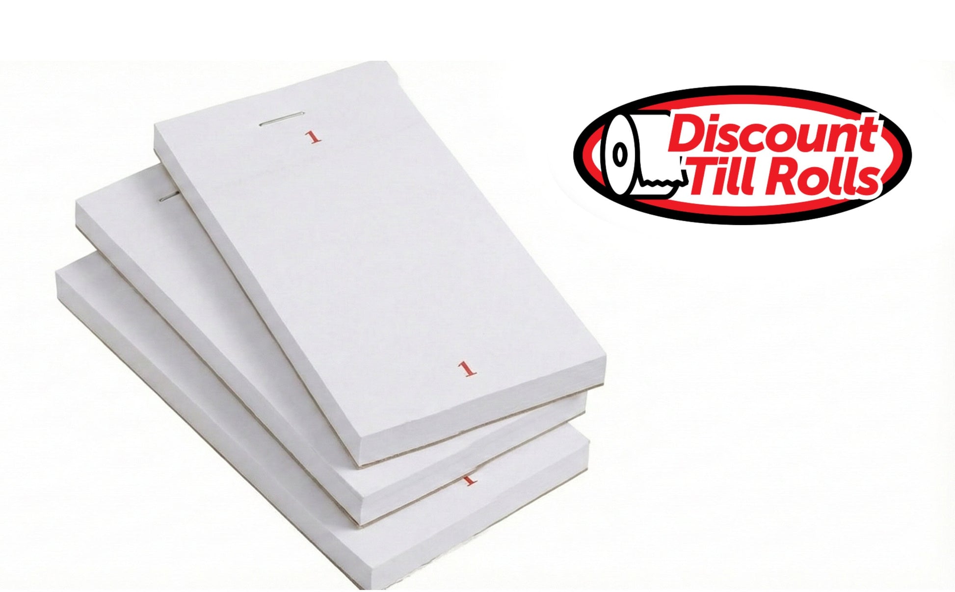 Premium 50‑Page Single‑Leaf Restaurant Order Pads 63x127mm – Pack of 100