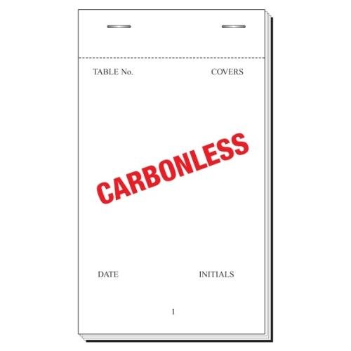 Duplicate Service Pads 165x95mm | Carbonless Order Pads for Restaurants & Bars