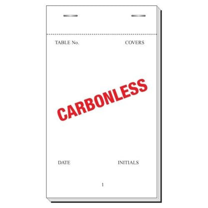 Duplicate Service Pads 165x95mm | Carbonless Order Pads for Restaurants & Bars