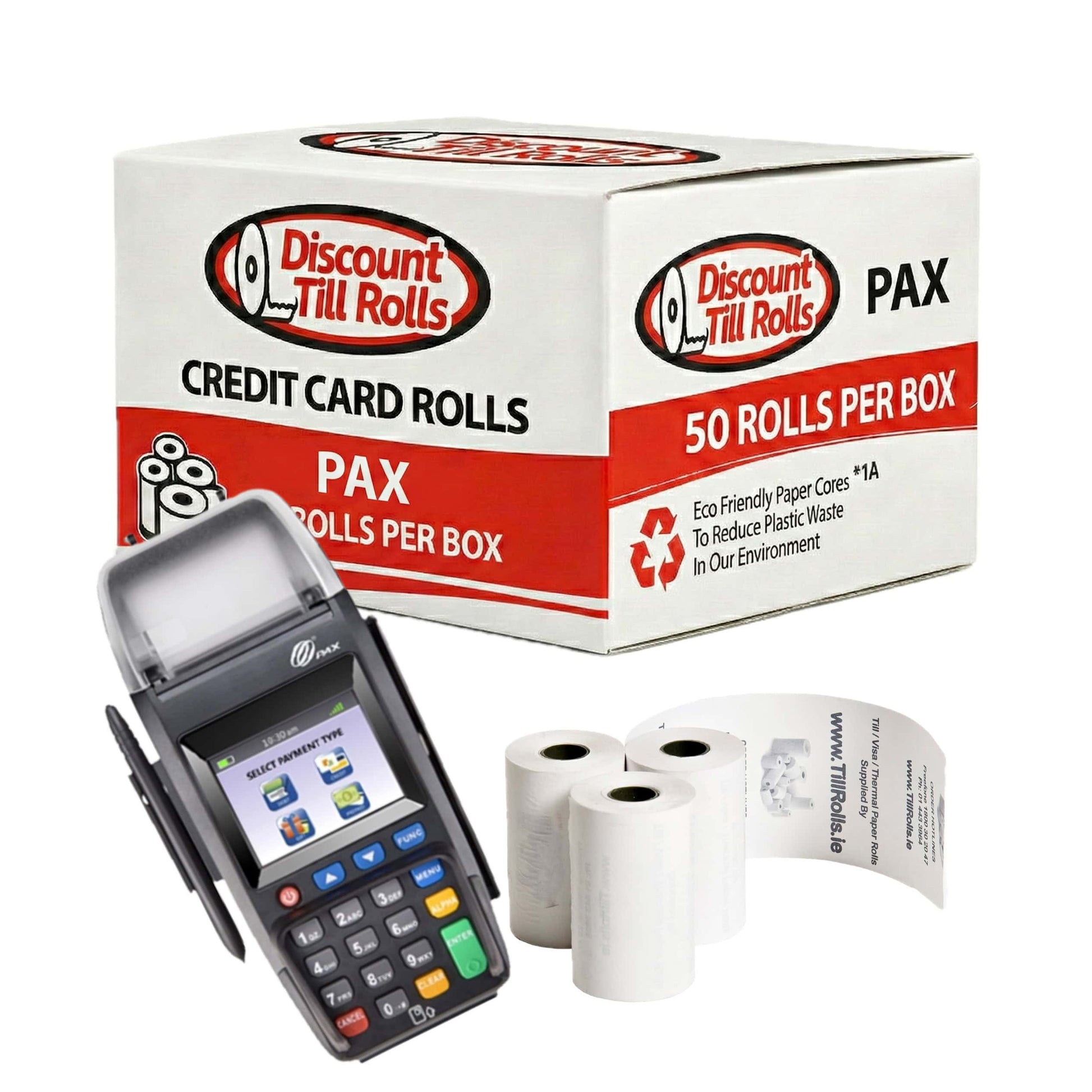 PAX S800 Thermal Credit Card Rolls - Shop Now