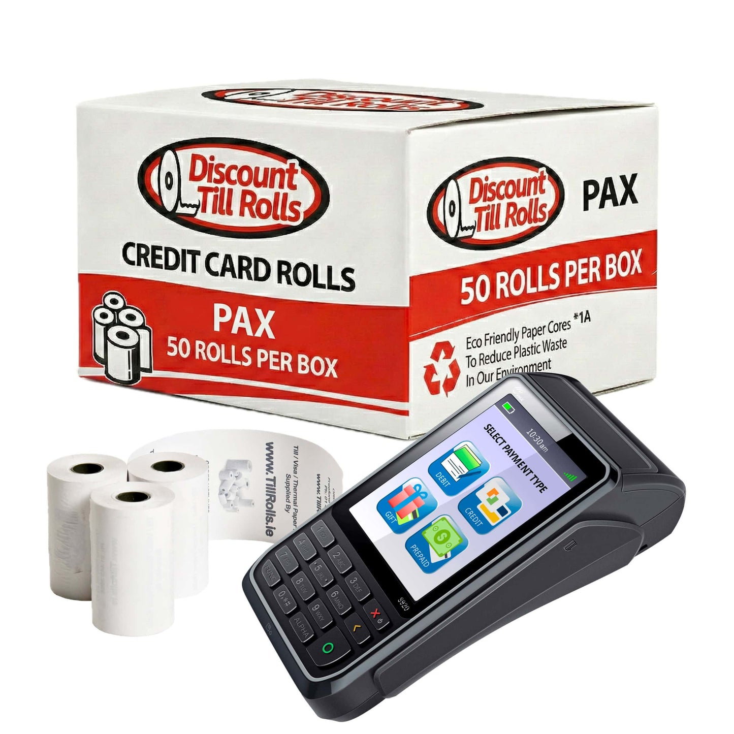 Buy PAX S920 Credit Card Rolls - High-Quality Thermal Paper