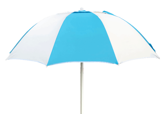 Durable Racecourse Bookmakers Light Blue/White Umbrella