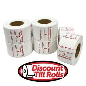Finest Quality Deli Scale Labels | 38x70mm | 600 Thermal Labels/Roll | Ireland (Min. 6 Rolls)