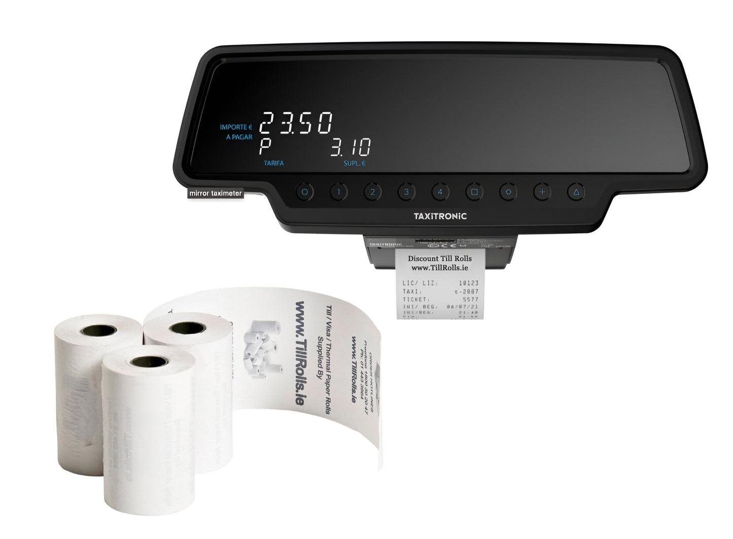 Taxitronic SkyGlass Pro Taxi Rolls - BPA-Free Thermal Paper - Free Next-Day Delivery