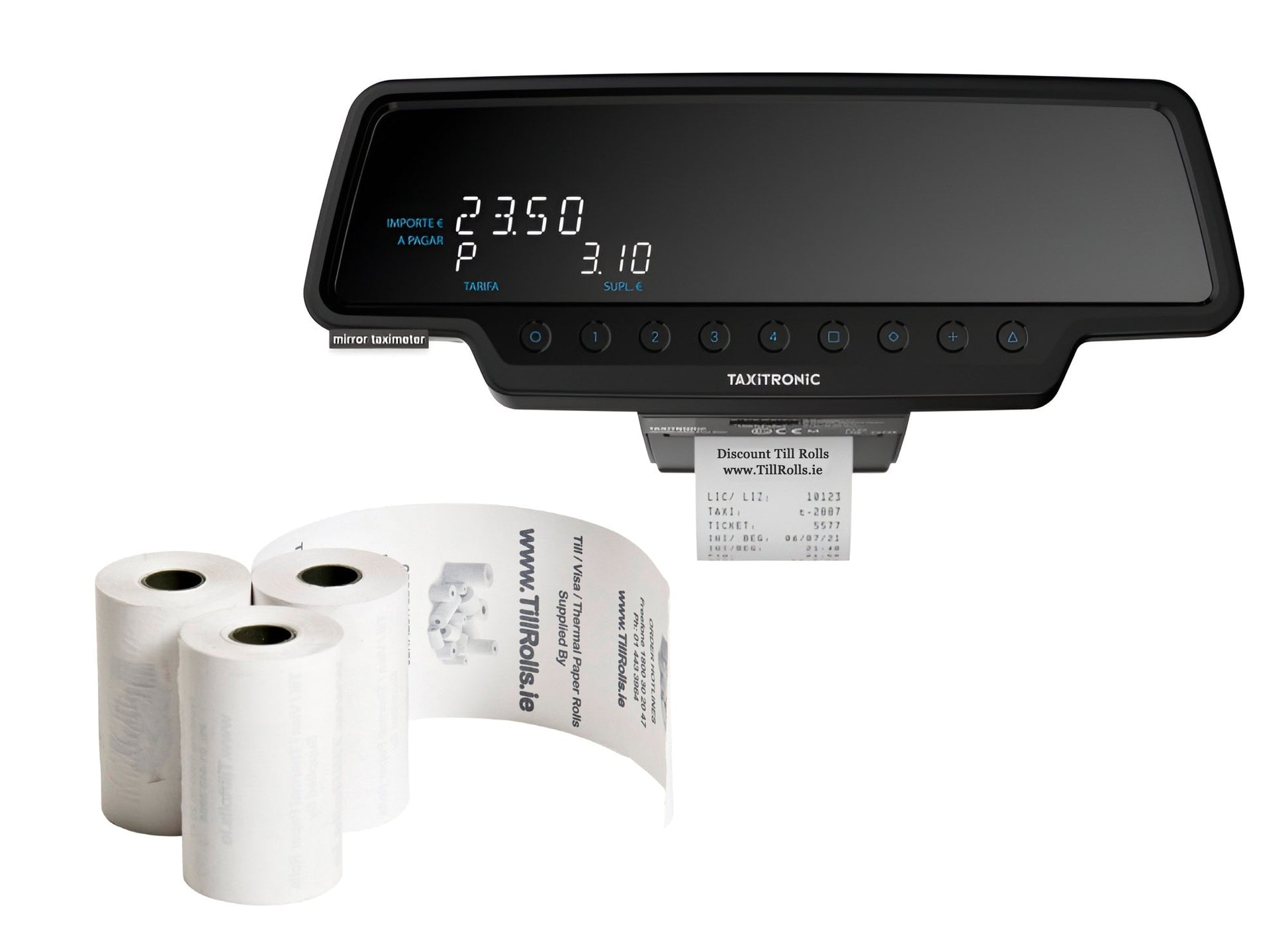 Taxitronic SkyGlass Pro Taxi Rolls - BPA-Free Thermal Paper - Free Next-Day Delivery